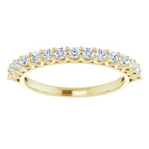 14K Yellow 1/2 CTW Lab-Grown Diamond Anniversary Band